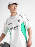 Highlander Men White Printed Round Neck T-Shirt - White - Image 1
