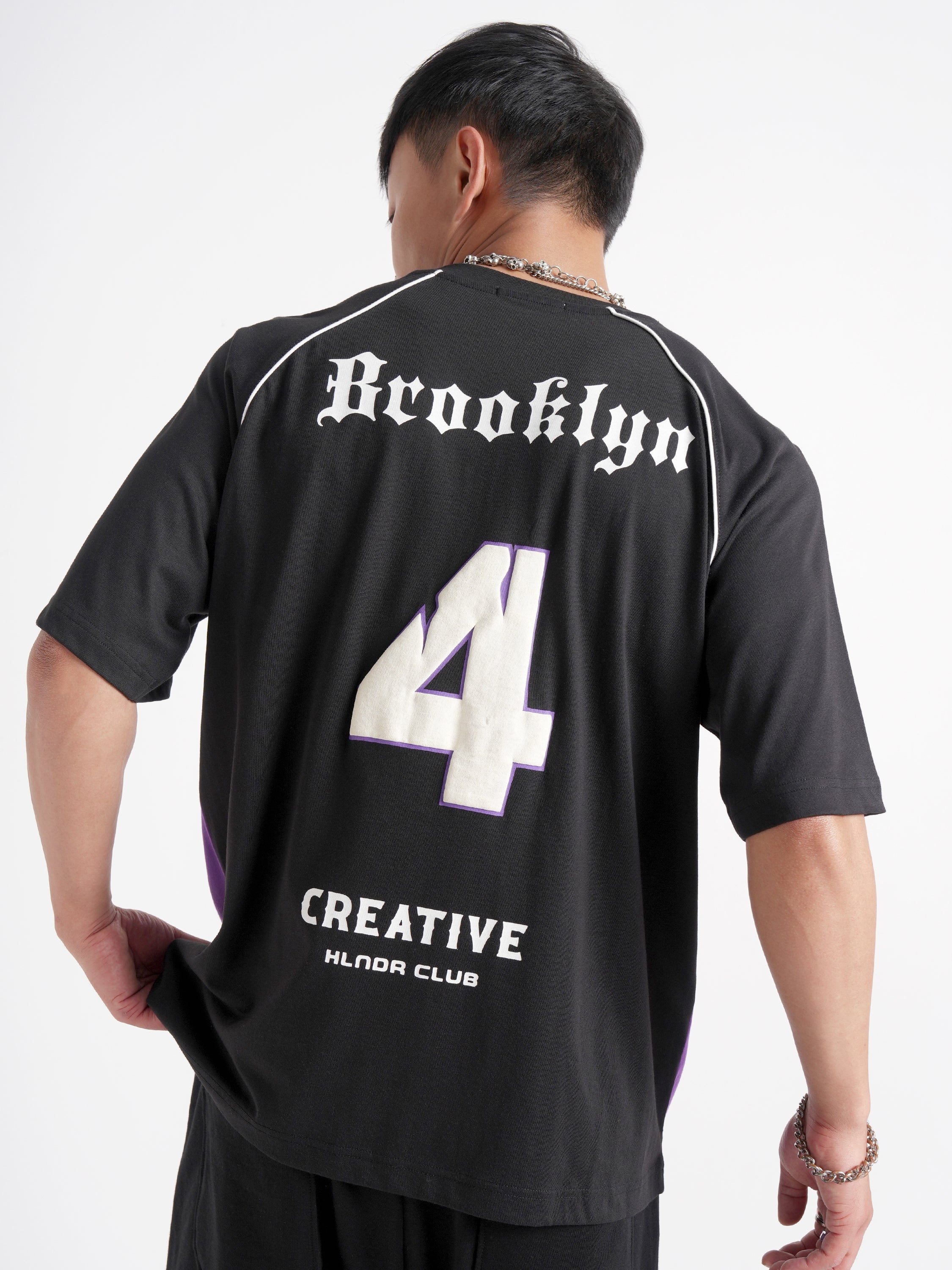 Highlander Men Black Printed Round Neck T-Shirt - Black - Image 3
