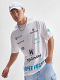 Highlander Men White Printed Round Neck T-Shirt - White - Image 1