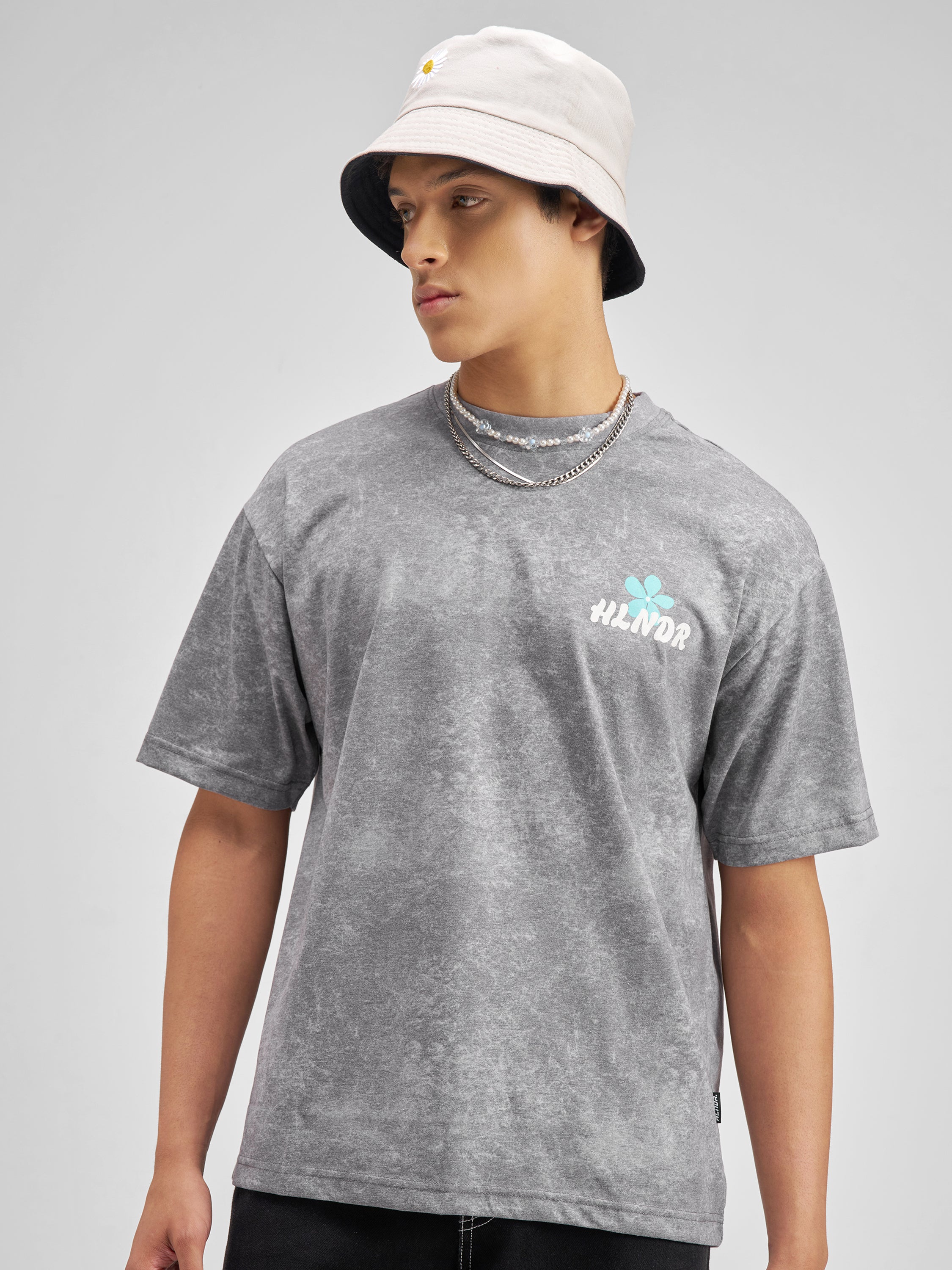 Highlander Men Black Printed Round Neck T-Shirt - Black - Image 3