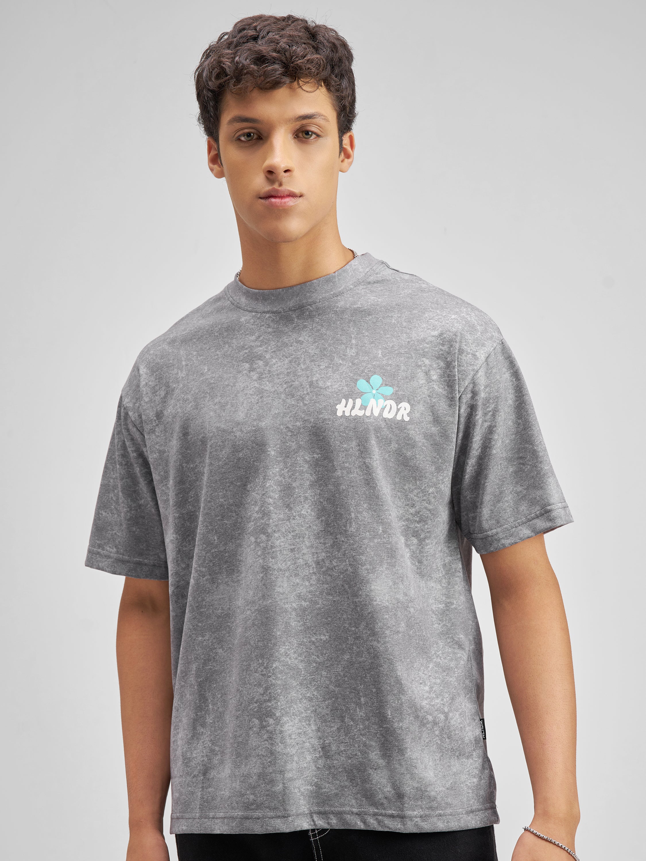 Highlander Men Black Printed Round Neck T-Shirt - Black - Image 4