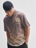Highlander Men Lavender Printed Round Neck T-Shirt - Lavender - Image 1
