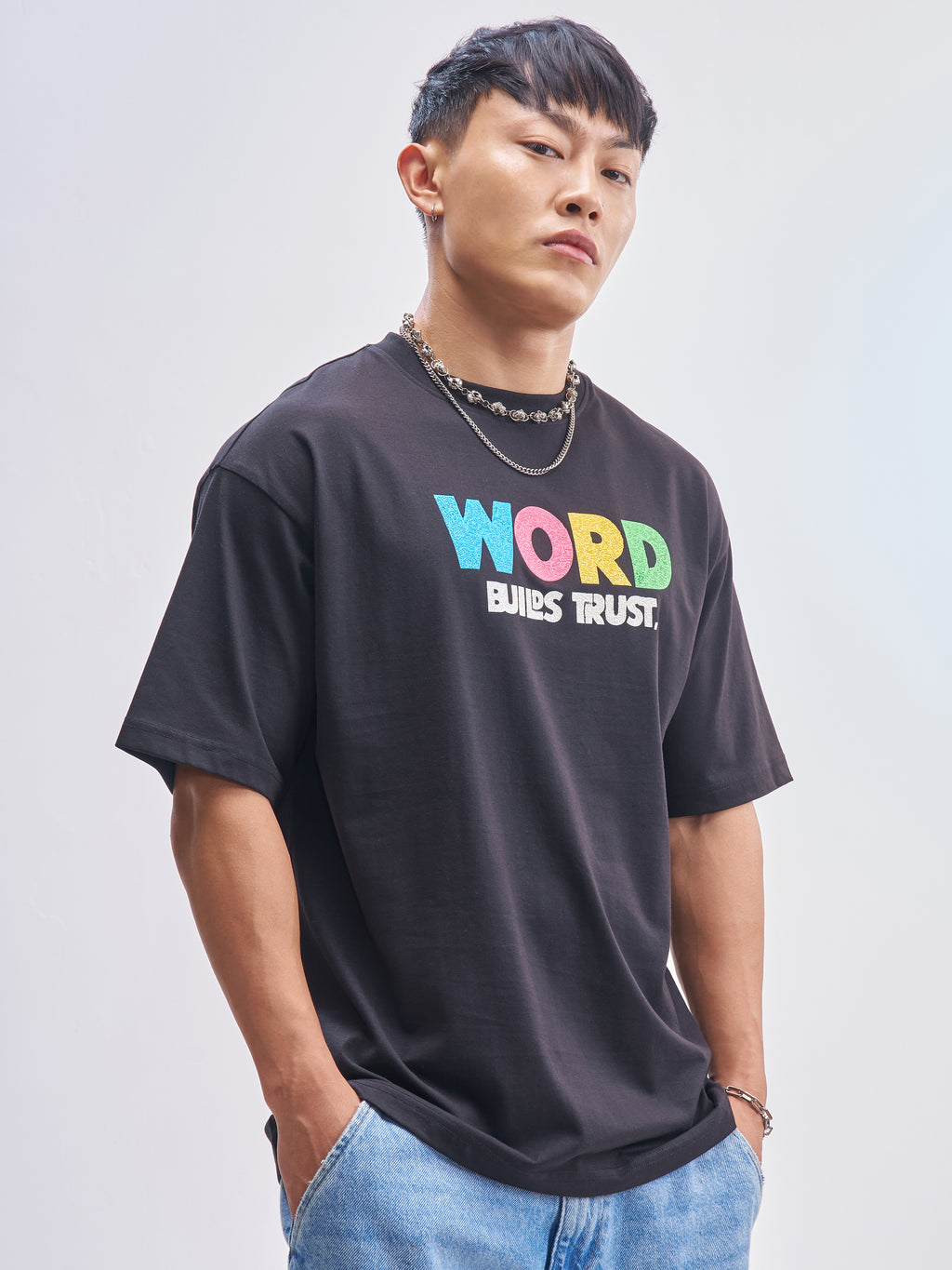 Highlander Men Navy Blue Printed Round Neck T-Shirt - Navy Blue - Image 6