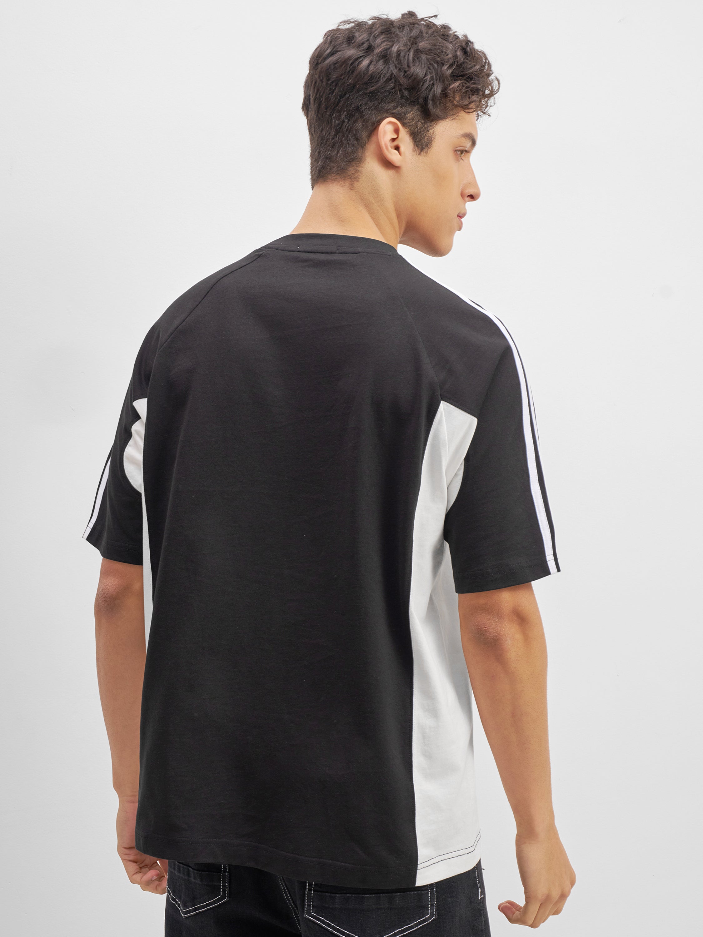 Highlander Men Black Printed Round Neck T-Shirt - Black - Image 3