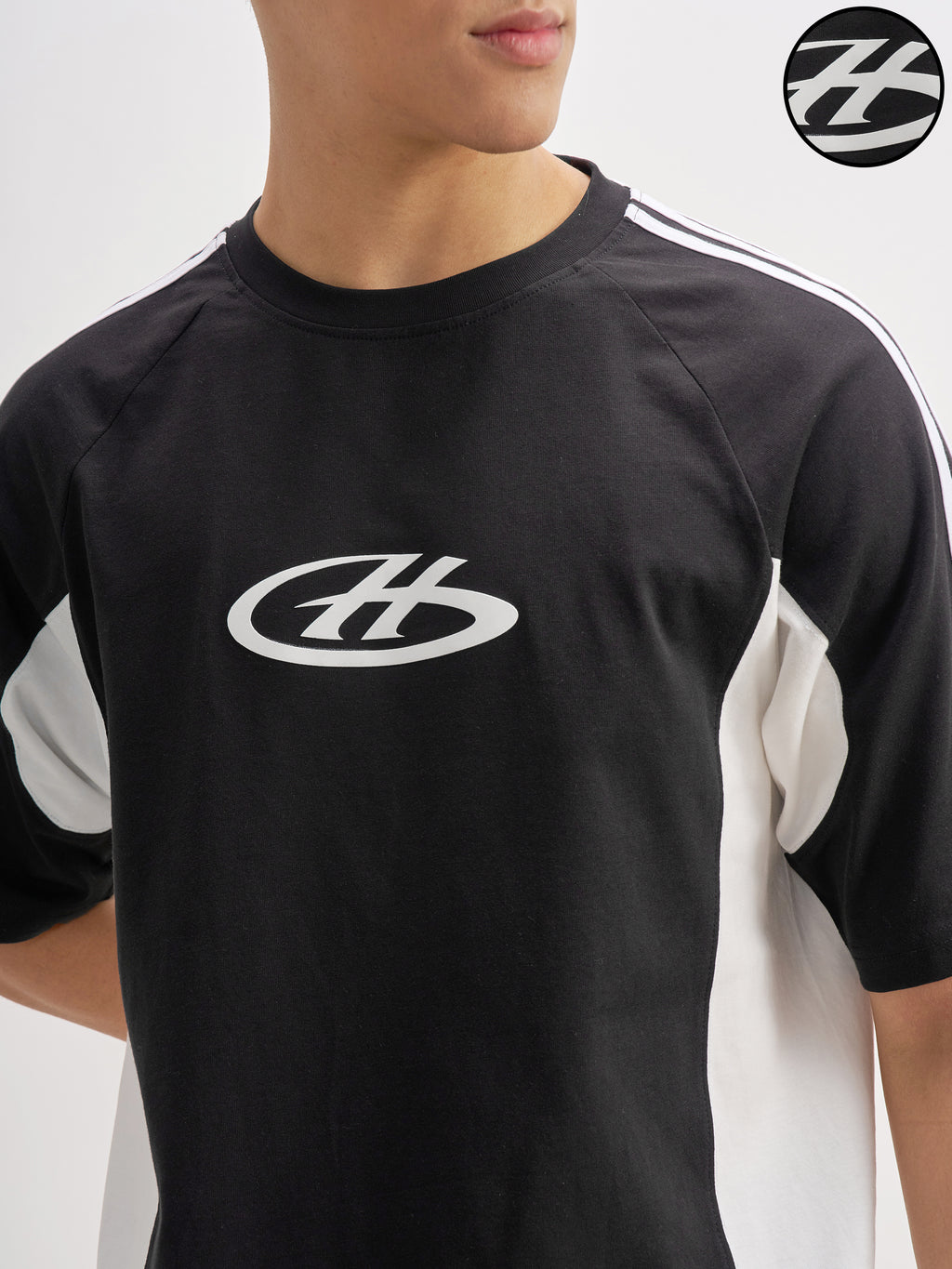 Highlander Men Black Printed Round Neck T-Shirt - Black - Image 5