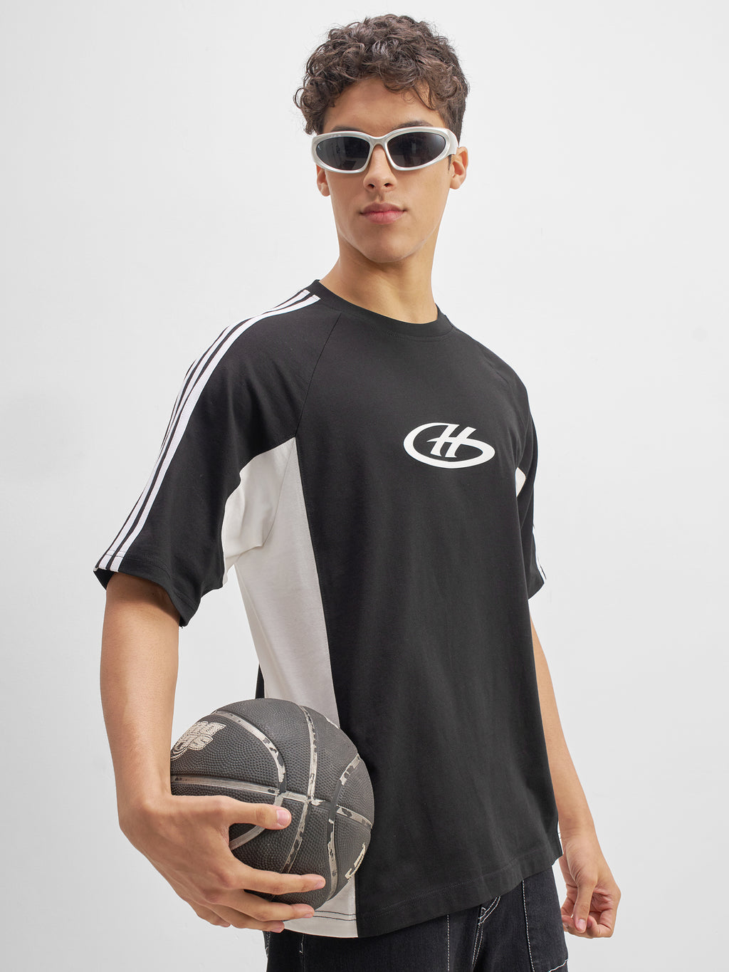 Highlander Men Black Printed Round Neck T-Shirt - Black - Image 6