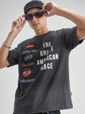 Highlander Men Black Printed Round Neck T-Shirt - Black - Image 1