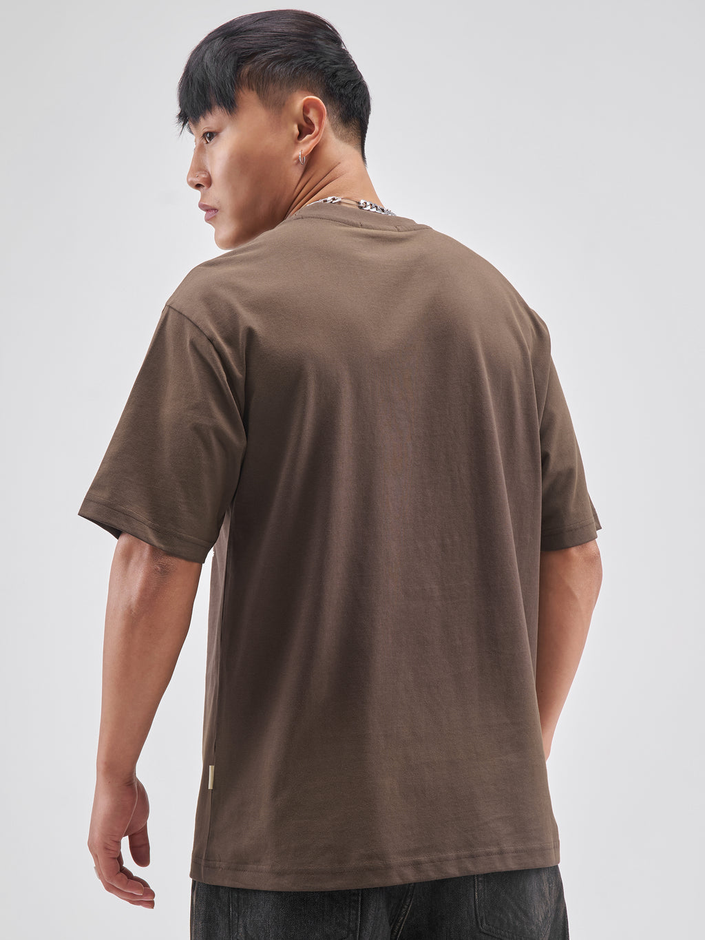Highlander Men Brown Printed Round Neck T-Shirt - Brown - Image 3