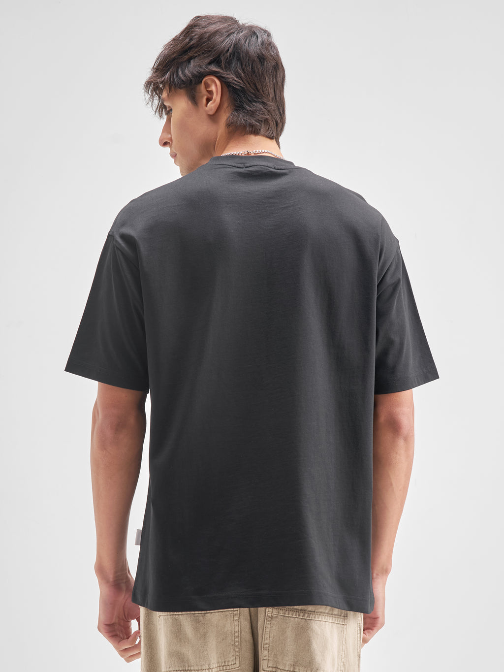 Highlander Men Black Printed Round Neck T-Shirt - Black - Image 3