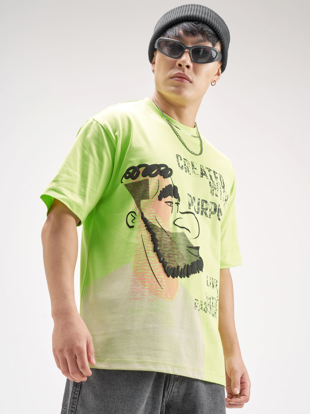 Highlander Men Green Printed Round Neck T-Shirt - Green - Image 6