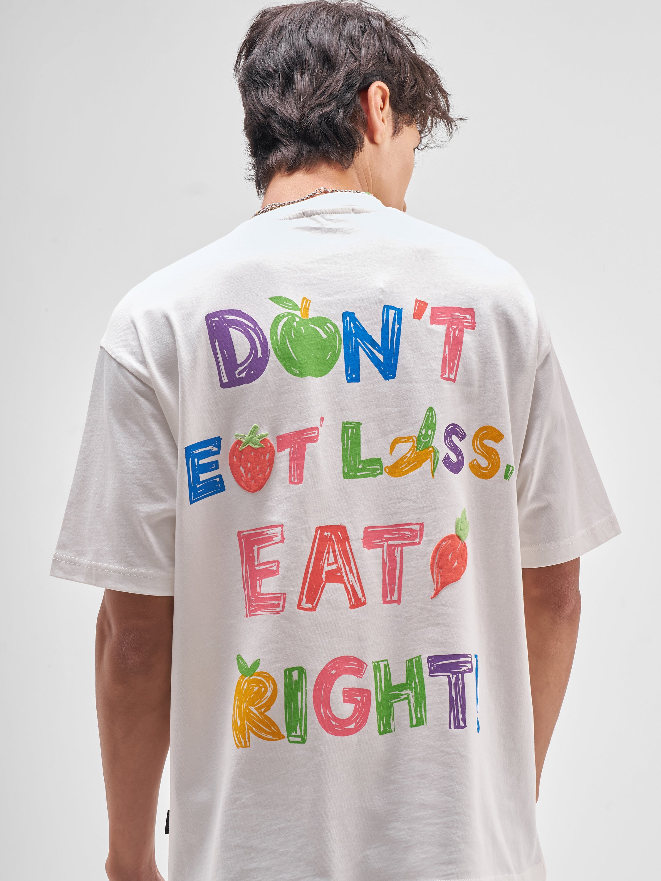 Highlander Men White Printed Round Neck T-Shirt - White - Image 1