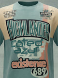 Highlander Men Multi Printed Round Neck T-Shirt - Multi - Image 1