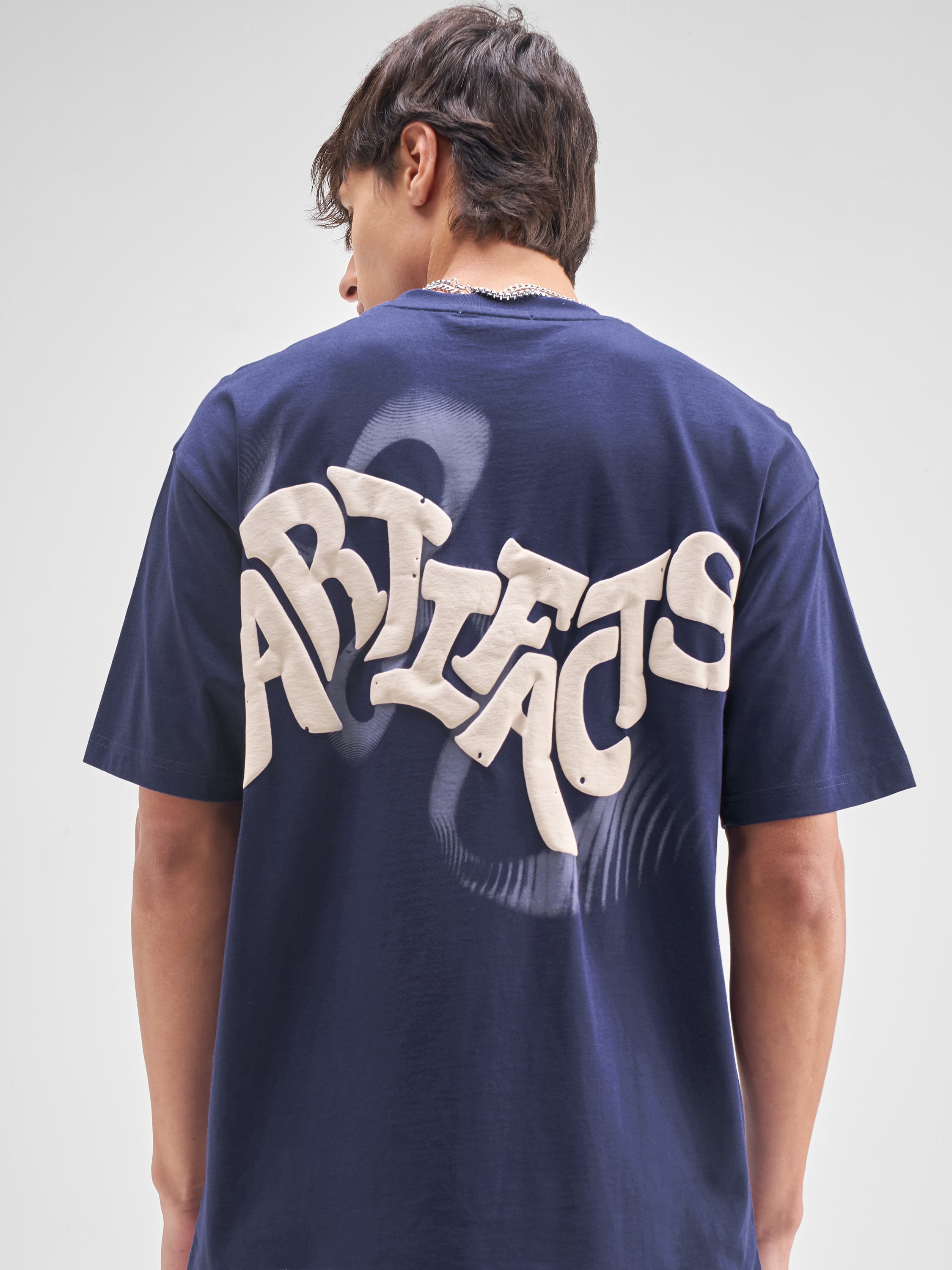 Highlander Men Blue Printed Round Neck T-Shirt - Blue - Image 1