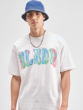 Highlander Men White Printed Round Neck T-Shirt - White - Image 1
