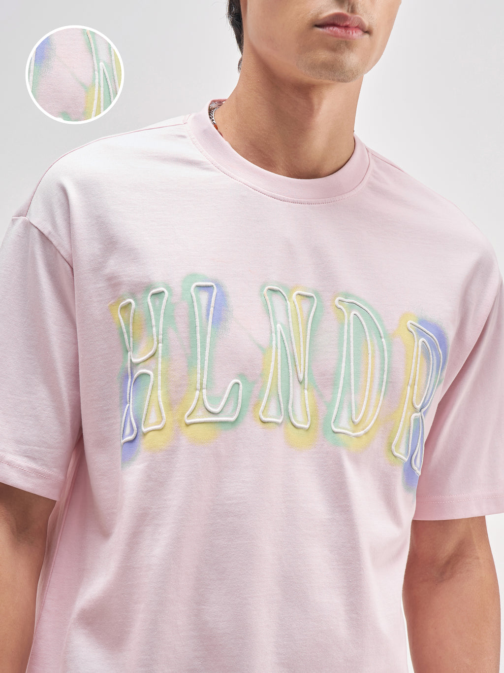 Highlander Men Pink Printed Round Neck T-Shirt - Pink - Image 5