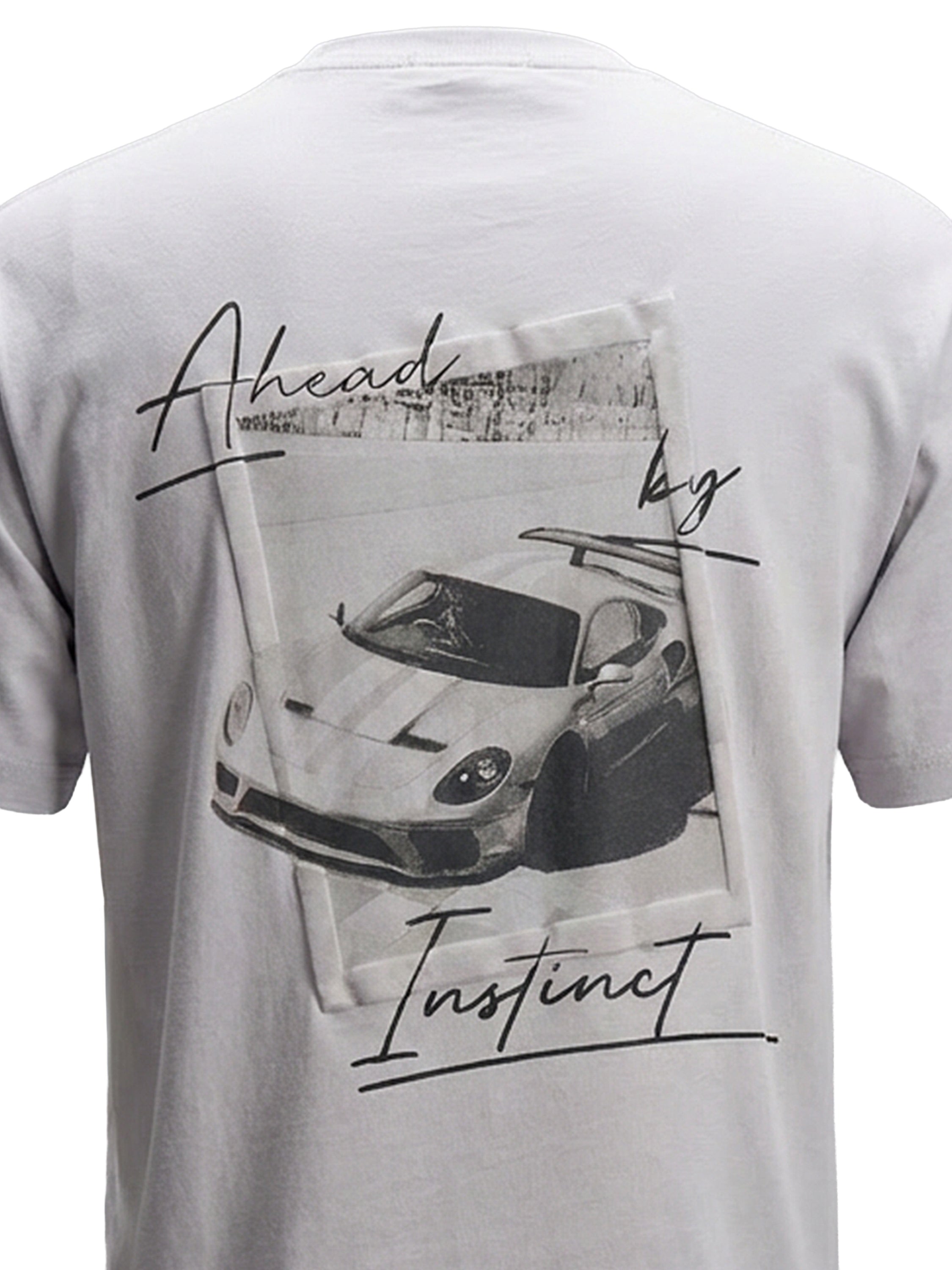 Highlander Men Grey Printed Round Neck T-Shirt - Grey - Image 1