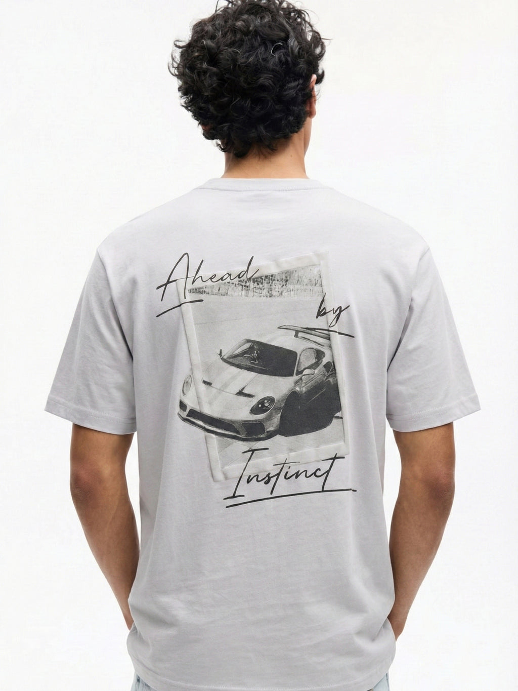 Highlander Men Grey Printed Round Neck T-Shirt - Grey - Image 3