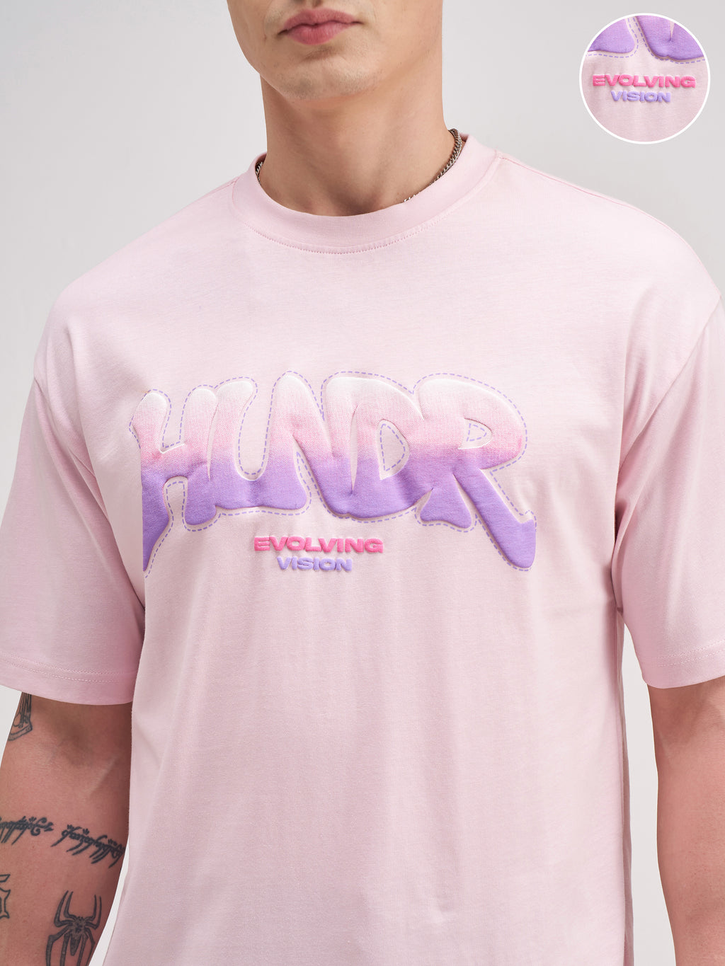 Highlander Men Pink Printed Round Neck T-Shirt - Pink - Image 5