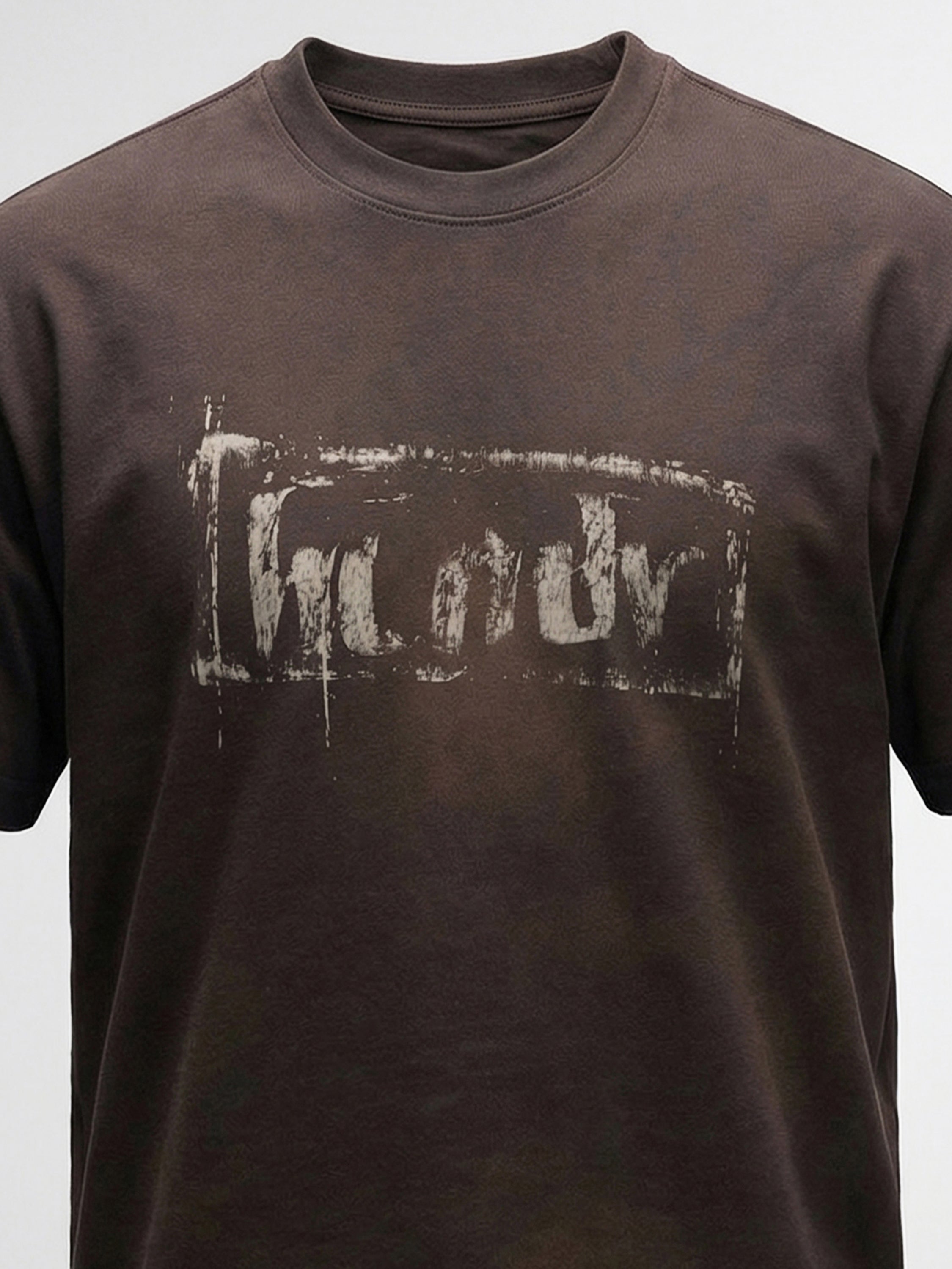 Highlander Men Brown Printed Round Neck T-Shirt - Brown - Image 3