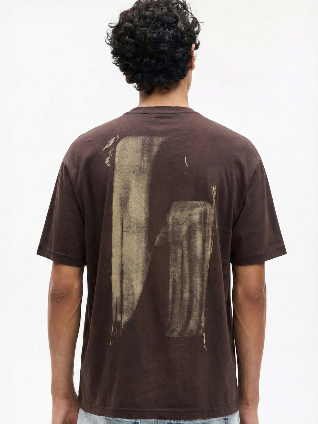 Highlander Men Brown Printed Round Neck T-Shirt - Brown - Image 4