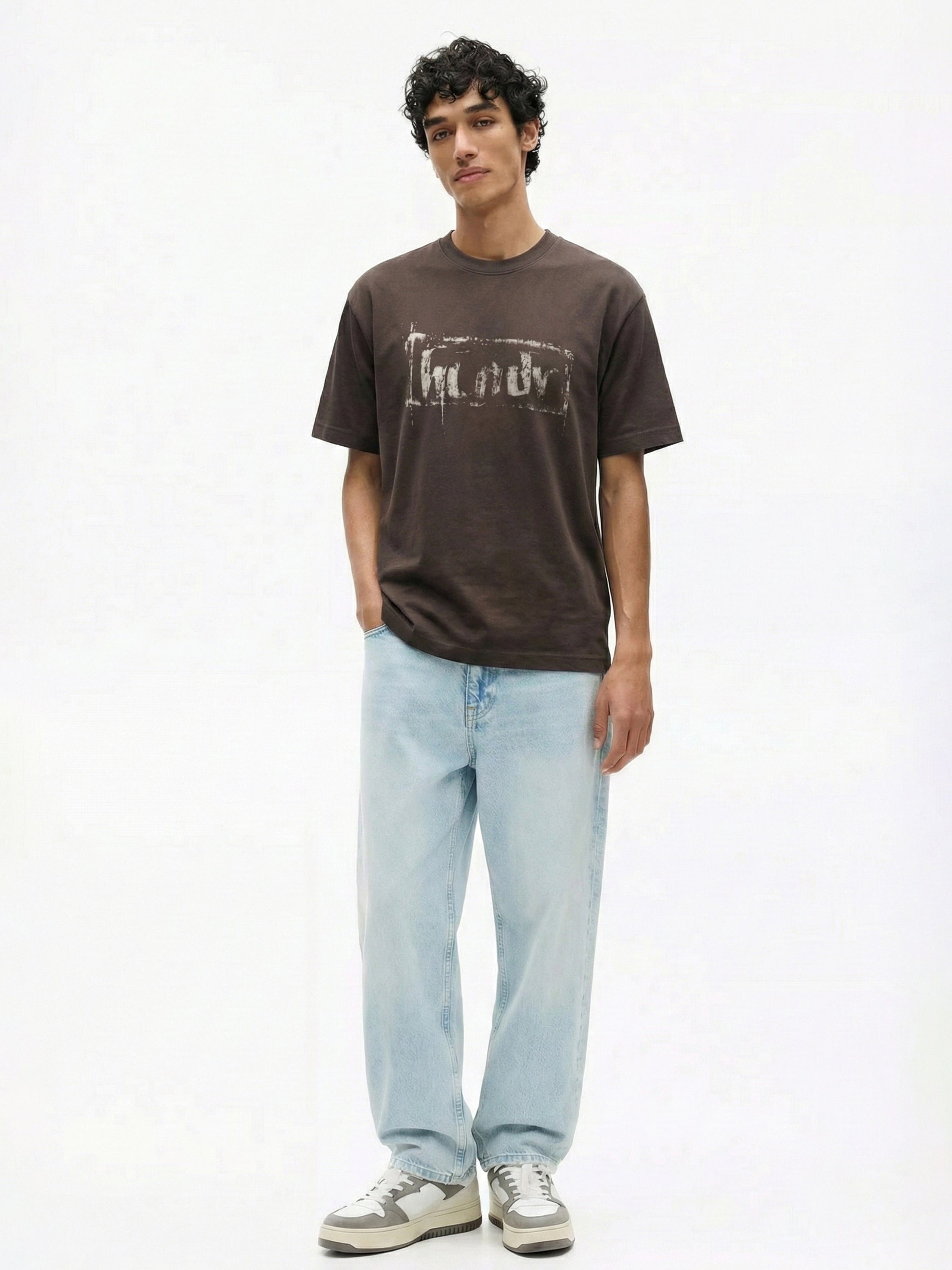 Highlander Men Brown Printed Round Neck T-Shirt - Brown - Image 5