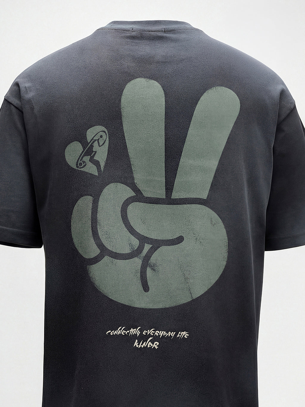 Highlander Men Black Printed Round Neck T-Shirt - Black - Image 1