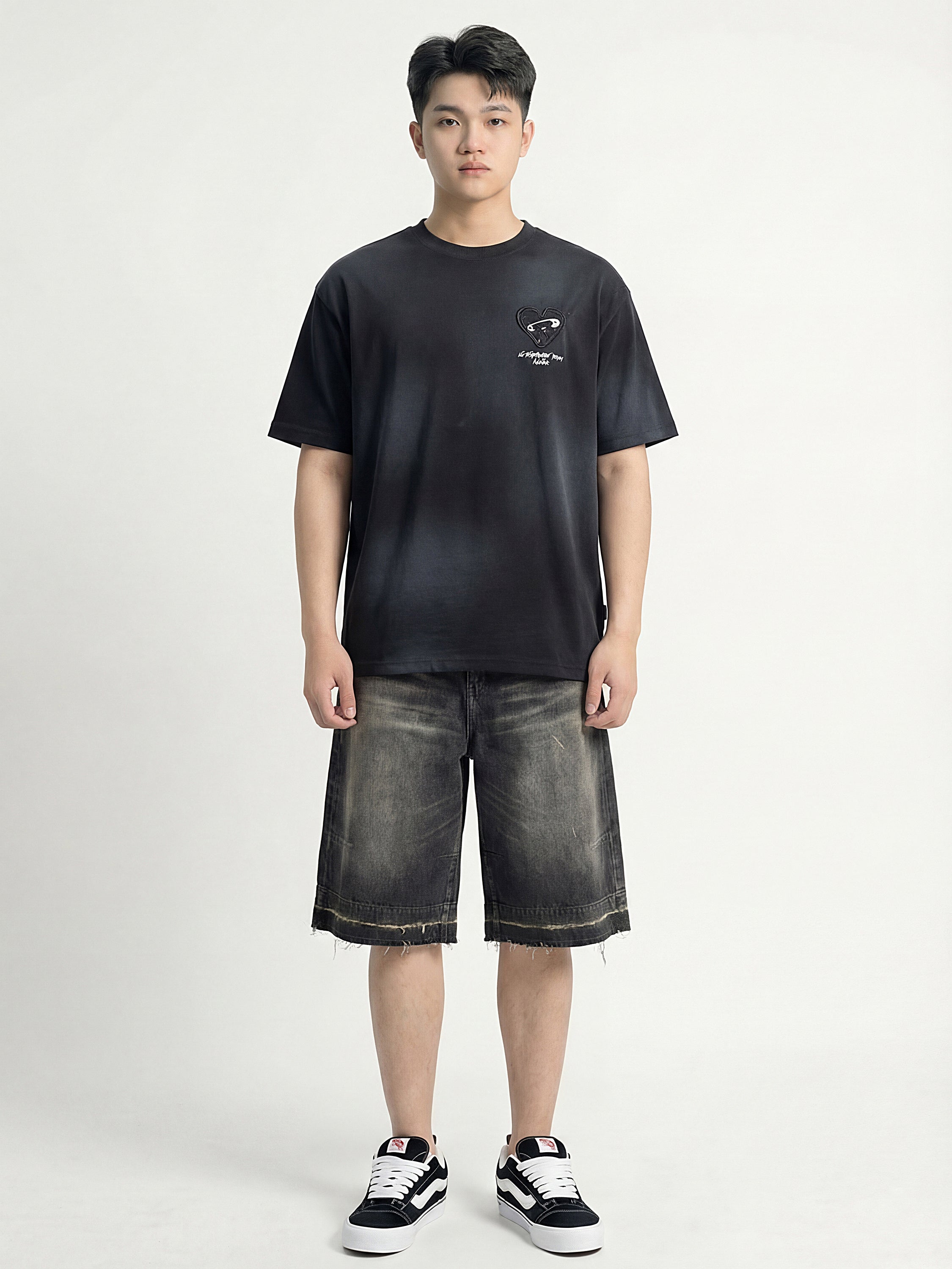 Highlander Men Black Printed Round Neck T-Shirt - Black - Image 4