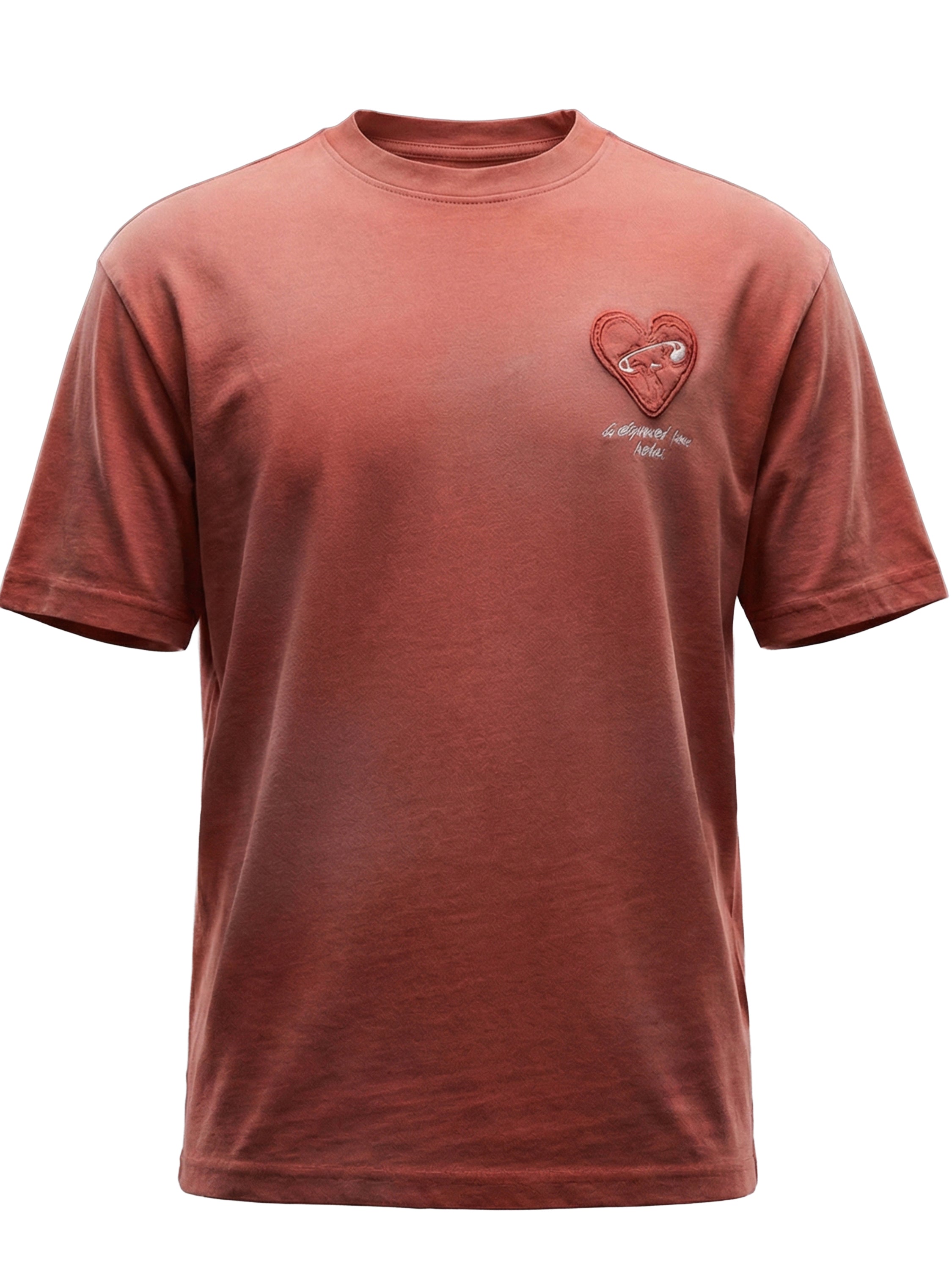 Highlander Men Pink Embroidered Round Neck T-Shirt - Pink - Image 2