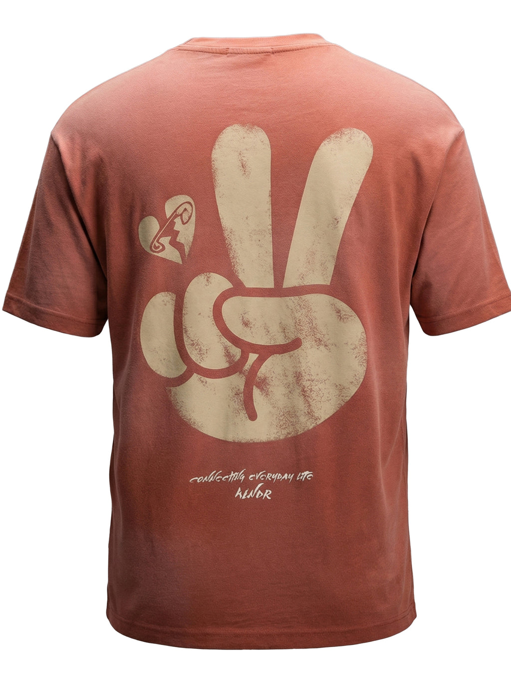 Highlander Men Pink Embroidered Round Neck T-Shirt - Pink - Image 10