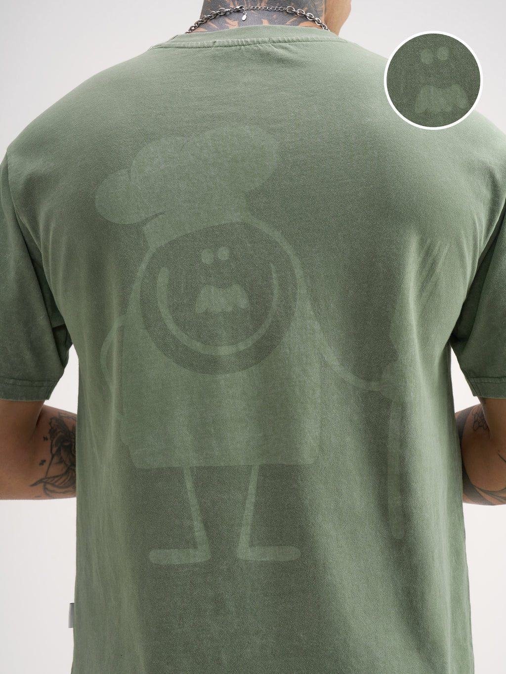 Highlander Men Green Printed Round Neck T-Shirt - Green - Image 5