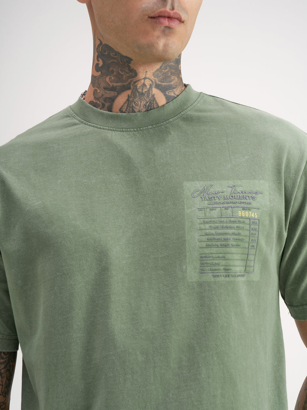 Highlander Men Green Printed Round Neck T-Shirt - Green - Image 7