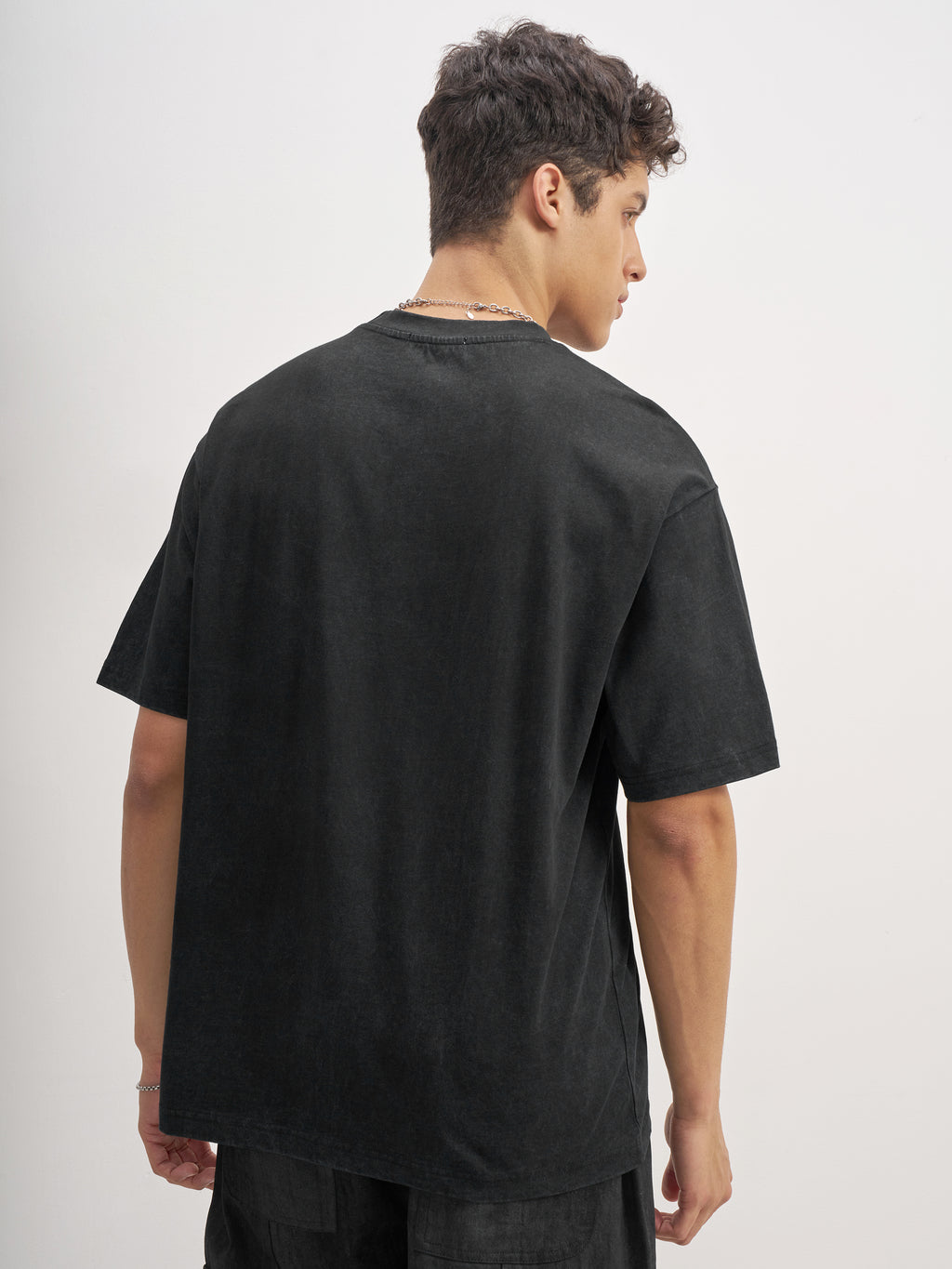 Highlander Men Black Printed Round Neck T-Shirt - Black - Image 3