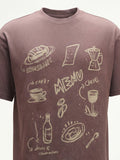 Highlander Men Brown Printed Round Neck T-Shirt - Brown - Image 1