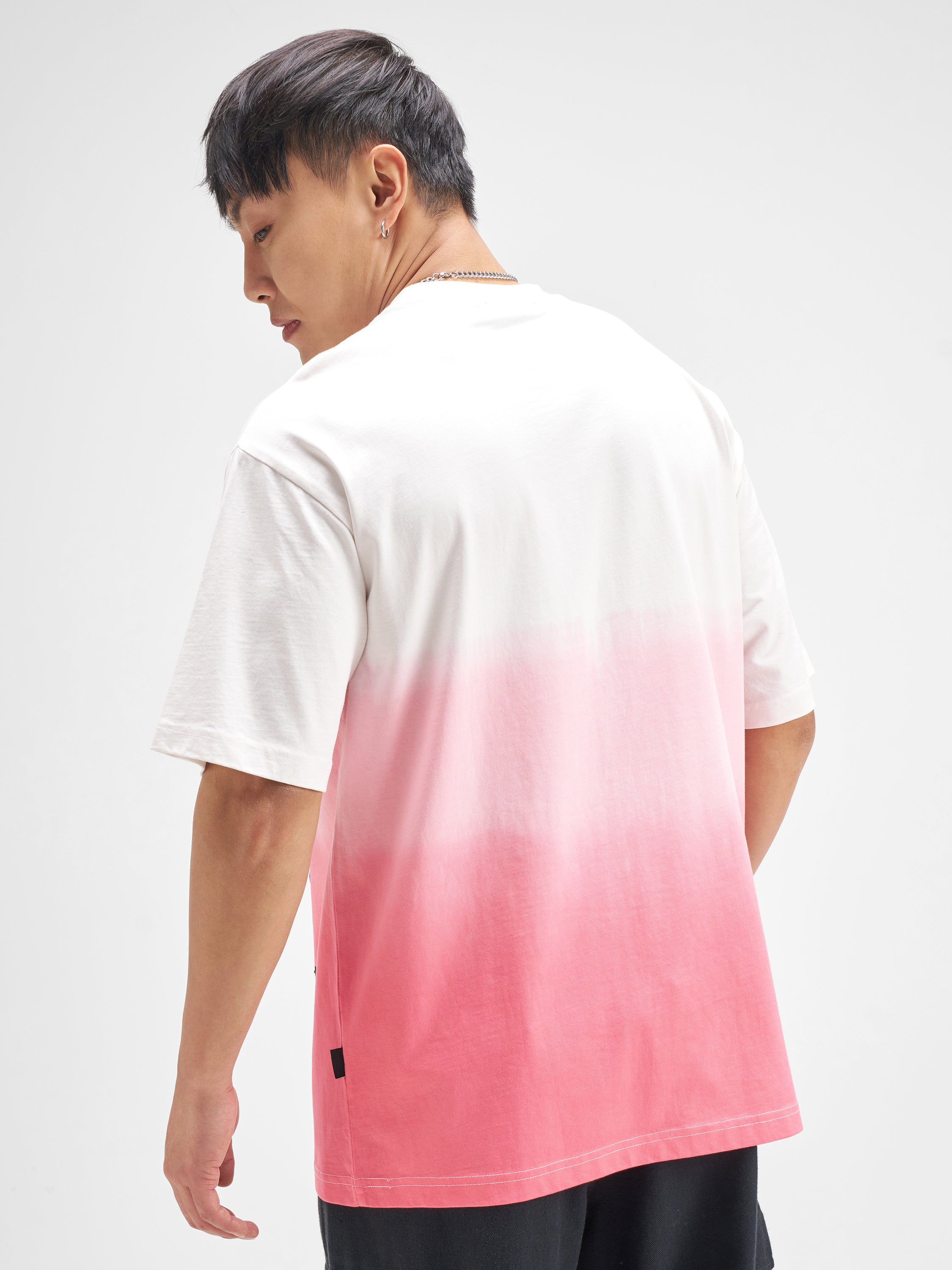 Highlander Men Pink Printed Round Neck T-Shirt - Pink - Image 3
