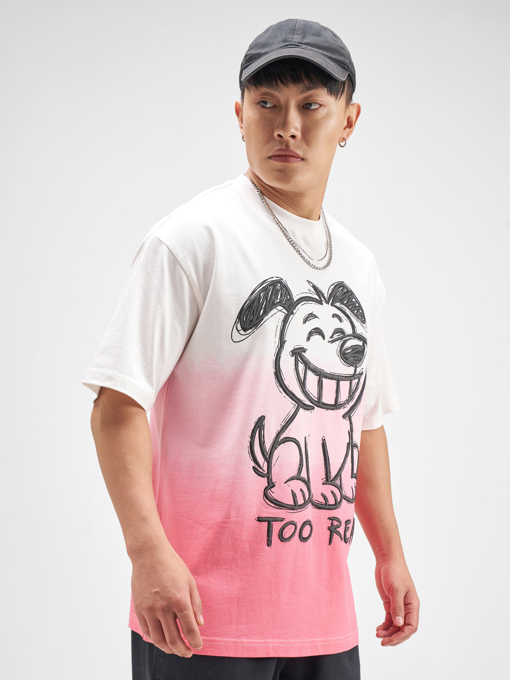 Highlander Men Pink Printed Round Neck T-Shirt - Pink - Image 6