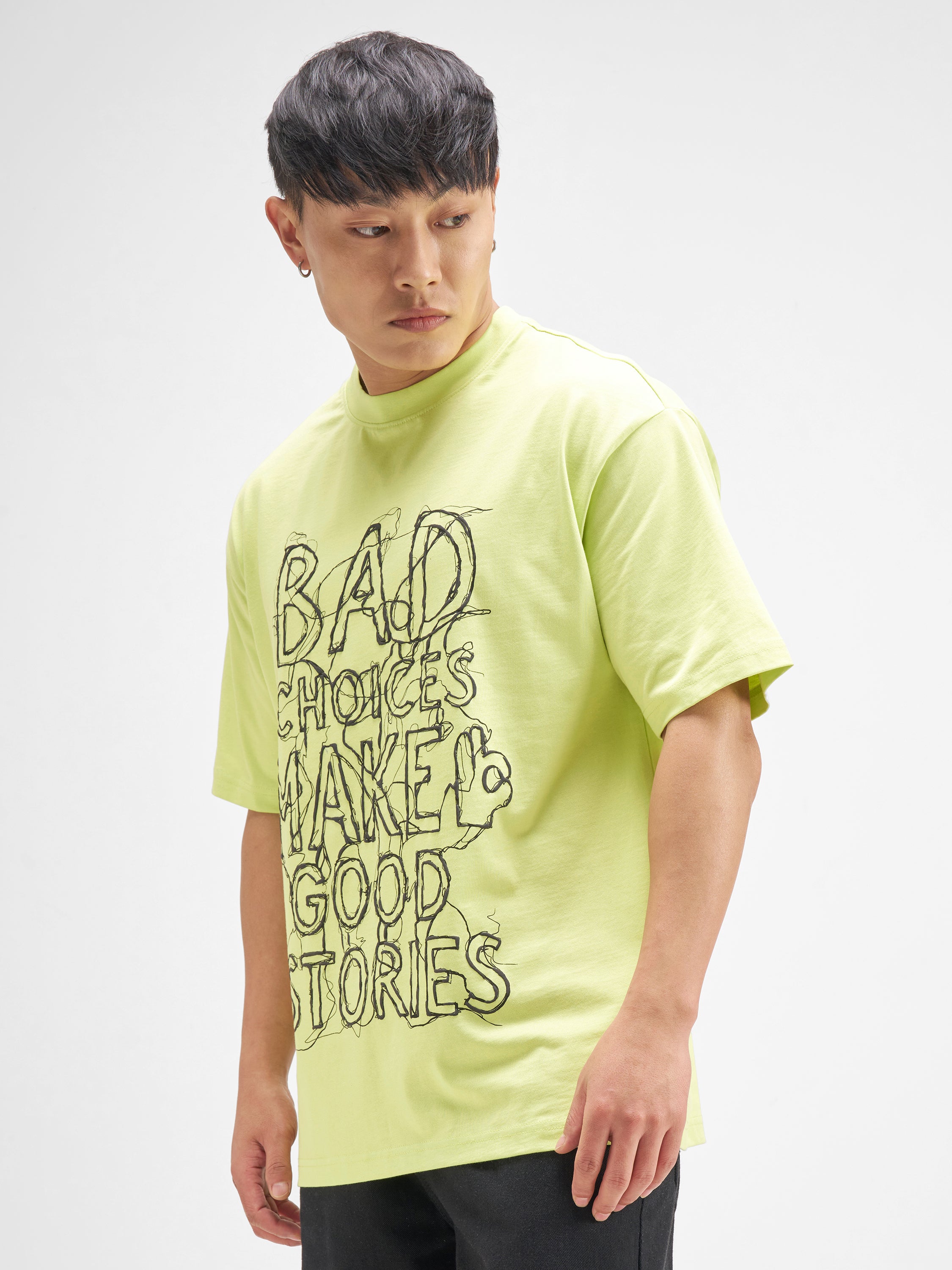 Highlander Men Green Printed Round Neck T-Shirt - Green - Image 4