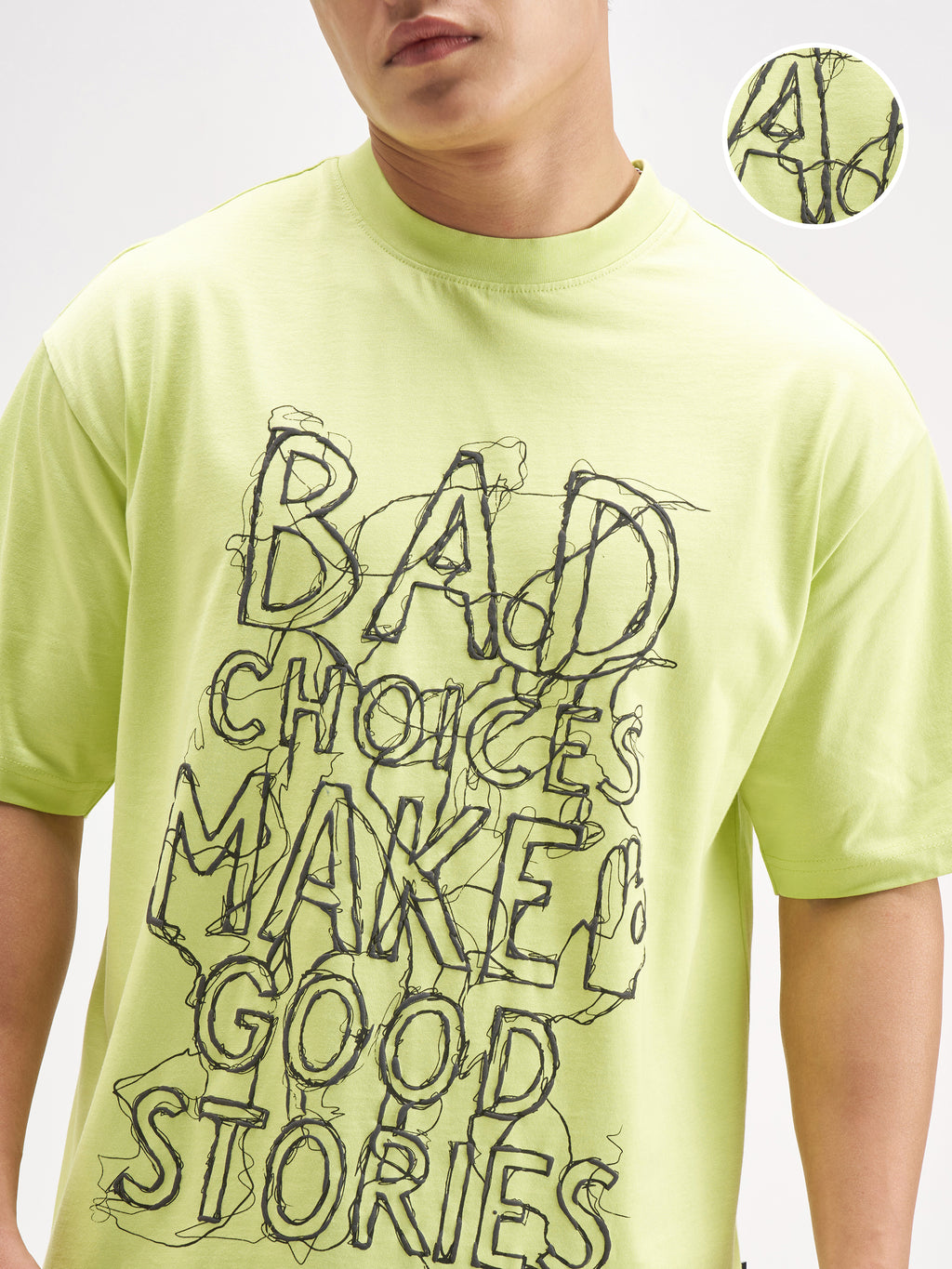 Highlander Men Green Printed Round Neck T-Shirt - Green - Image 5