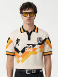Highlander Men Multi Printed Polo Collar T-Shirt - Multi - Image 1