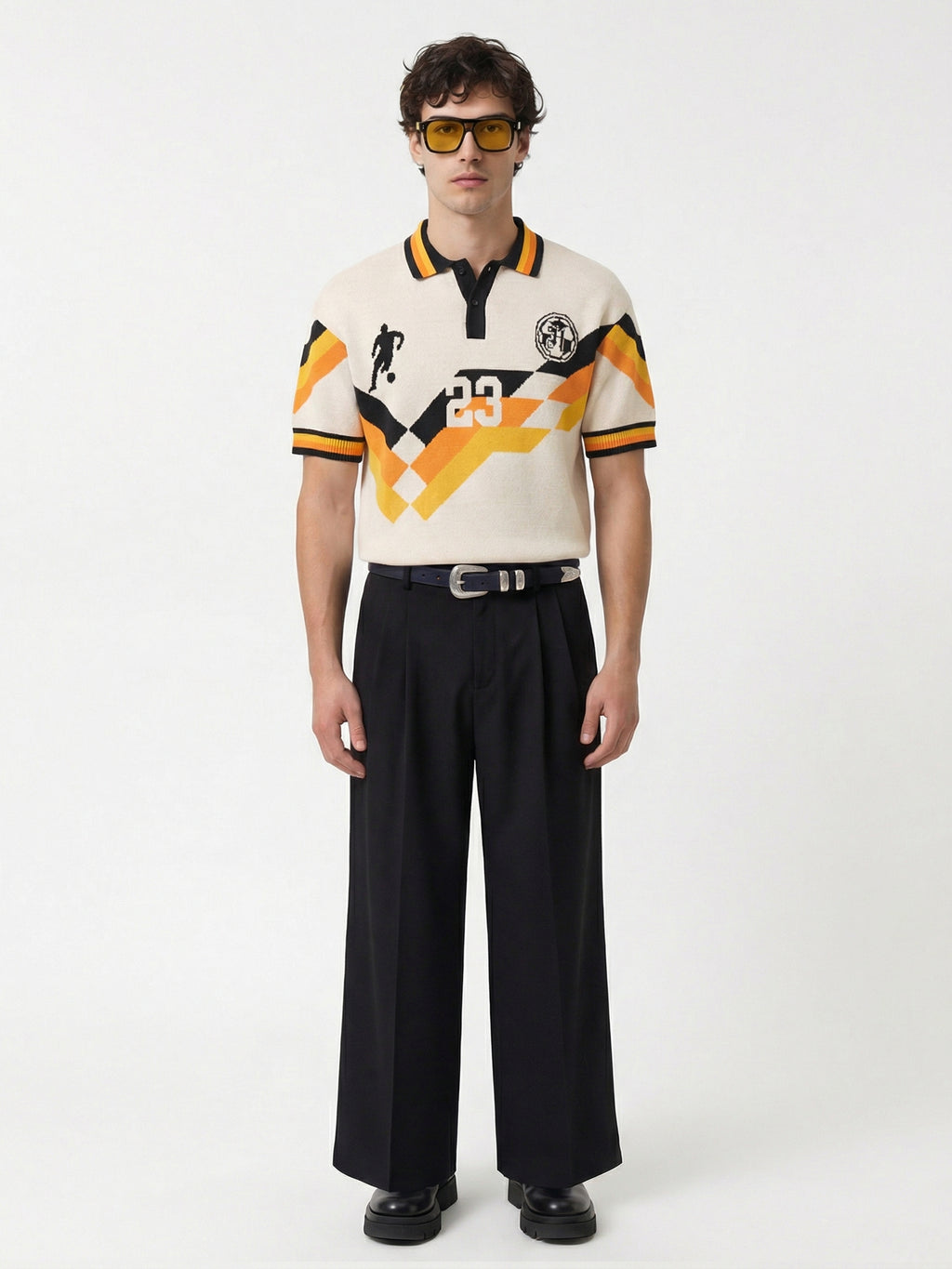 Highlander Men Multi Printed Polo Collar T-Shirt - Multi - Image 2