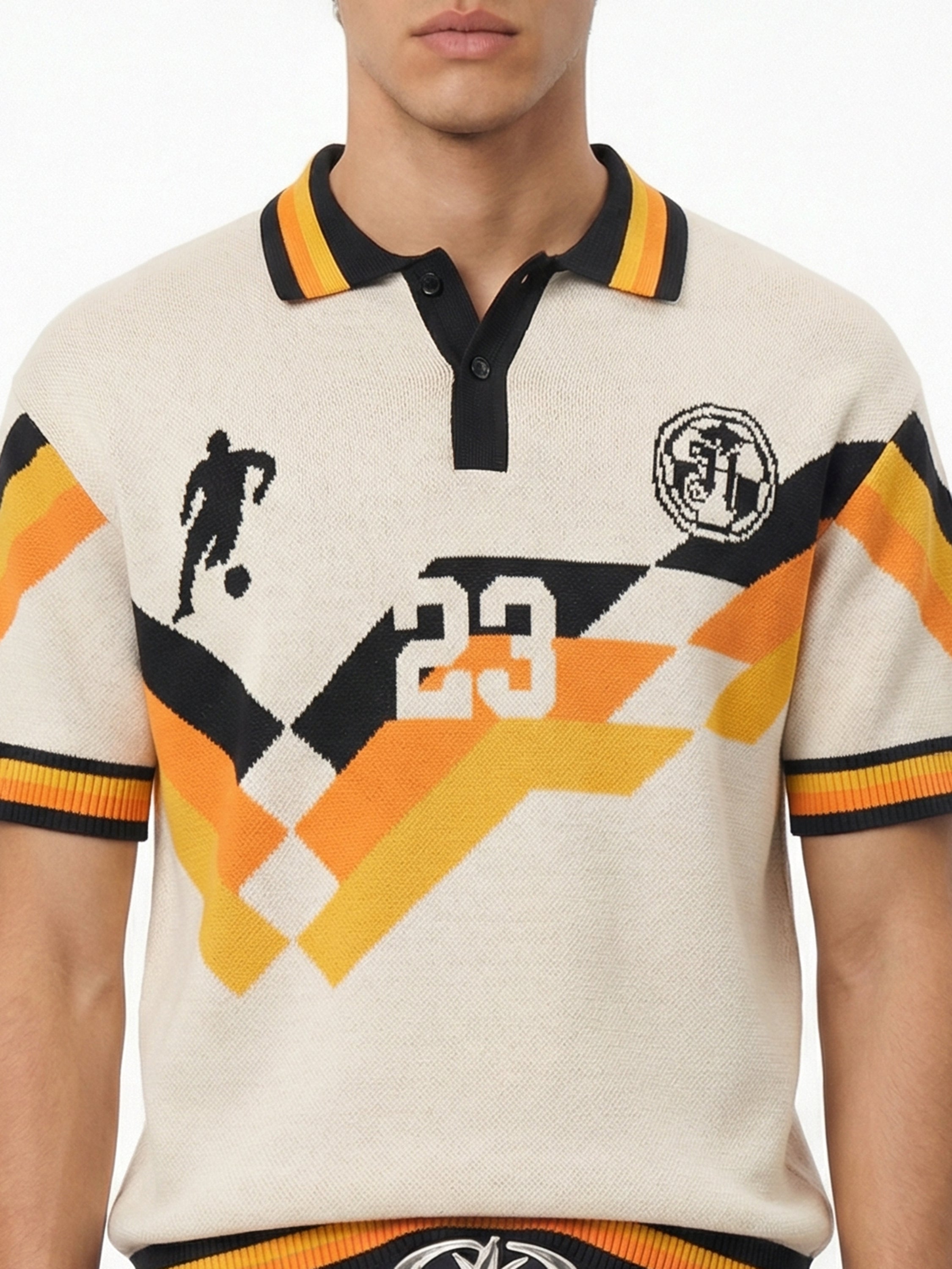 Highlander Men Multi Printed Polo Collar T-Shirt - Multi - Image 6