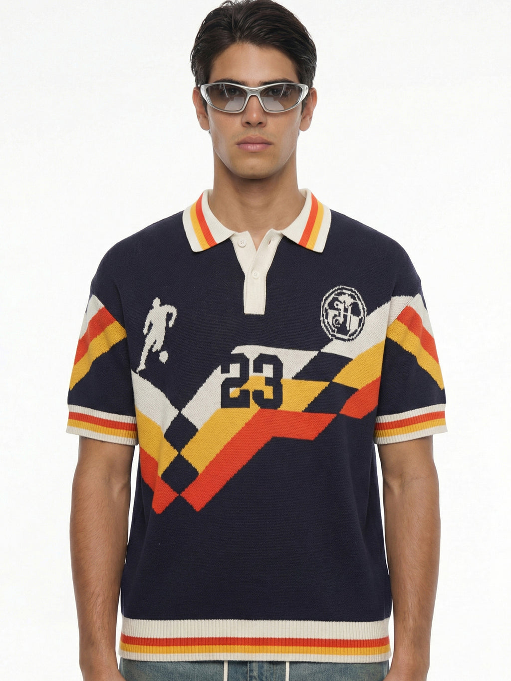 Highlander Men Multi Printed Polo Collar T-Shirt - Multi - Image 1