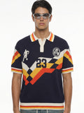 Highlander Men Multi Printed Polo Collar T-Shirt - Multi - Image 1