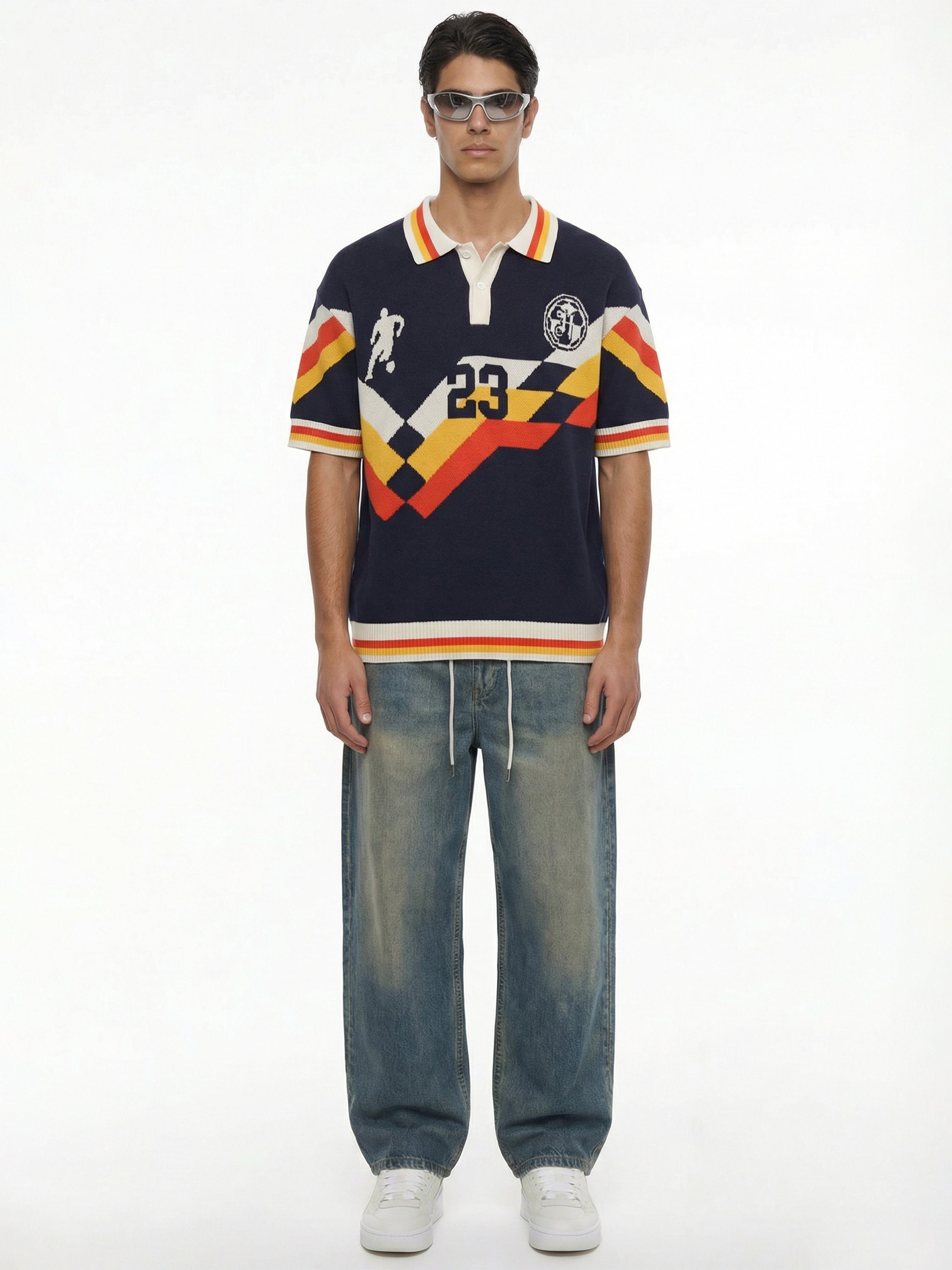 Highlander Men Multi Printed Polo Collar T-Shirt - Multi - Image 2
