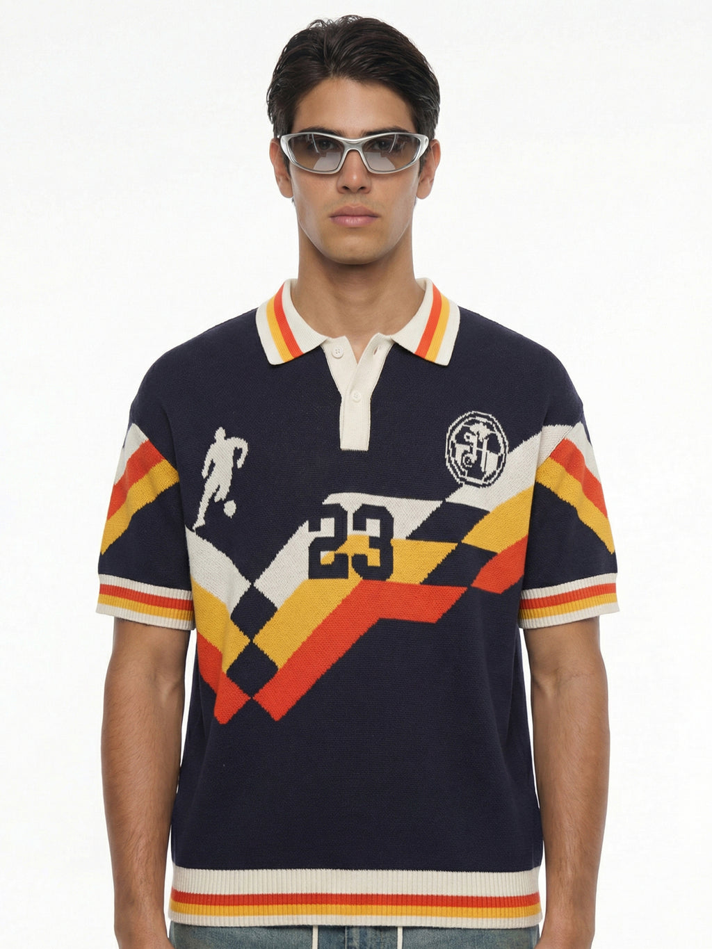 Highlander Men Multi Printed Polo Collar T-Shirt - Multi - Image 5