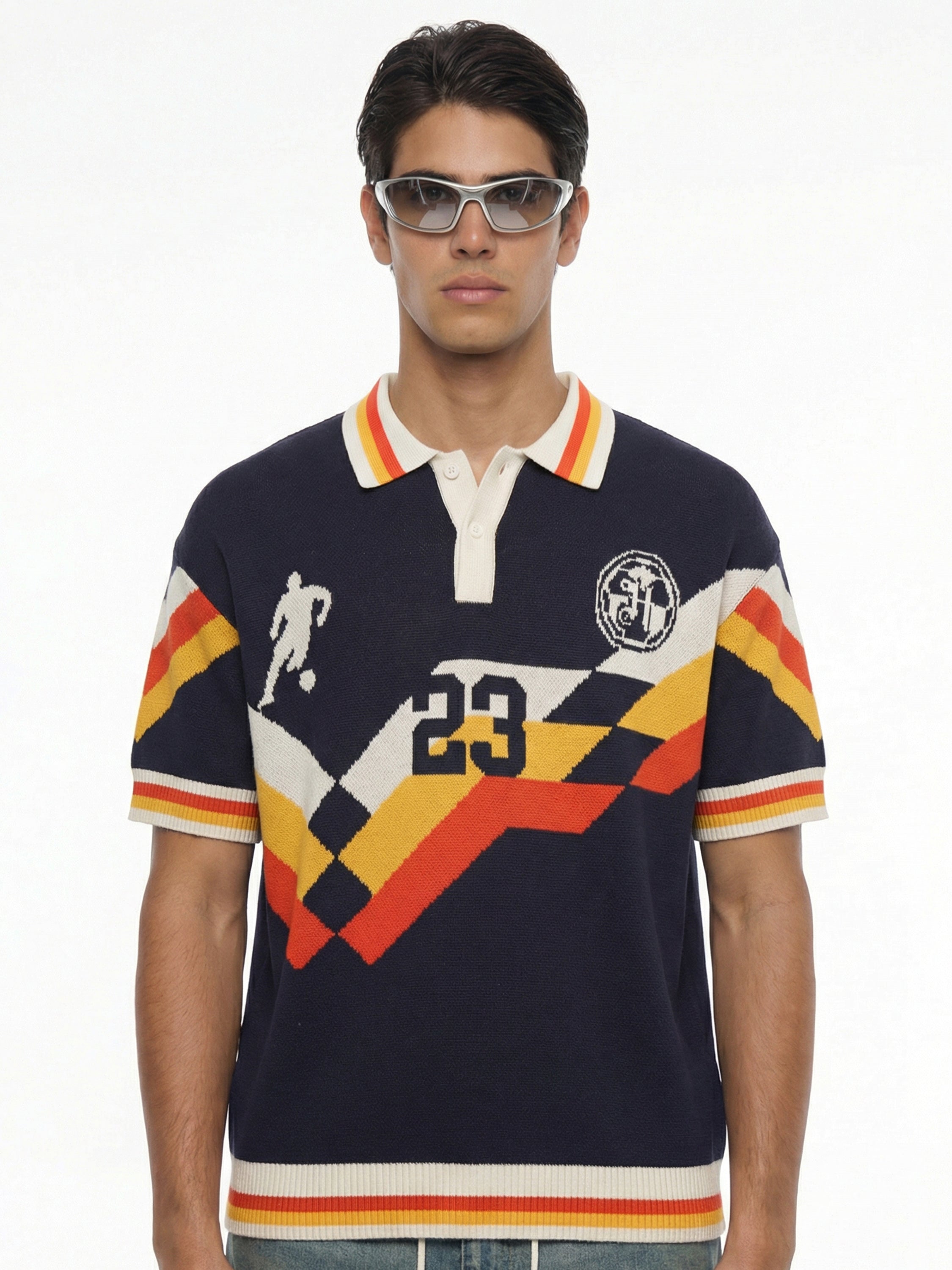 Highlander Men Multi Printed Polo Collar T-Shirt - Multi - Image 5