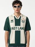 Highlander Men Green Printed Polo Collar T-Shirt - Green - Image 1