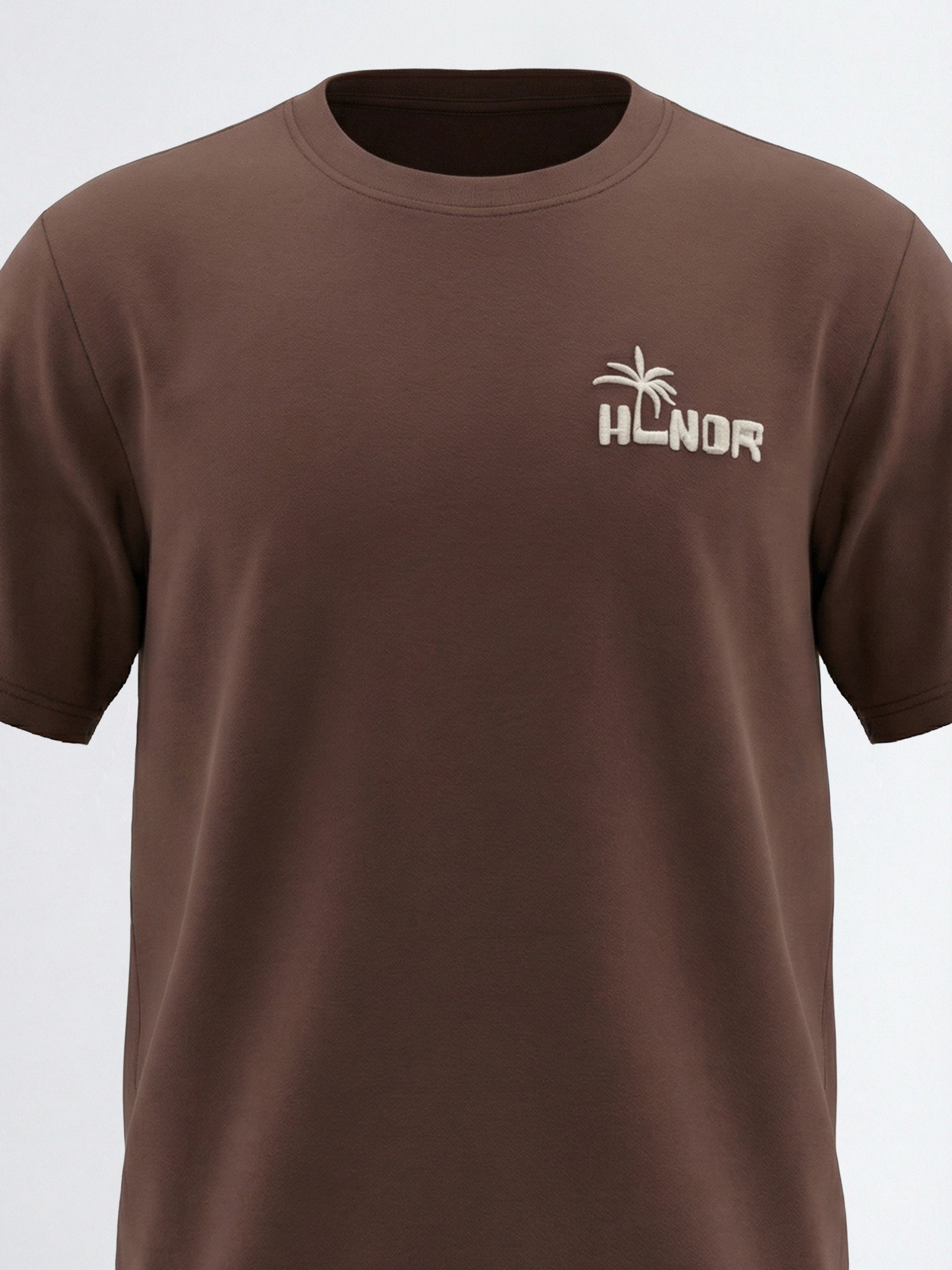 Highlander Men Brown Printed Round Neck T-Shirt - Brown - Image 2