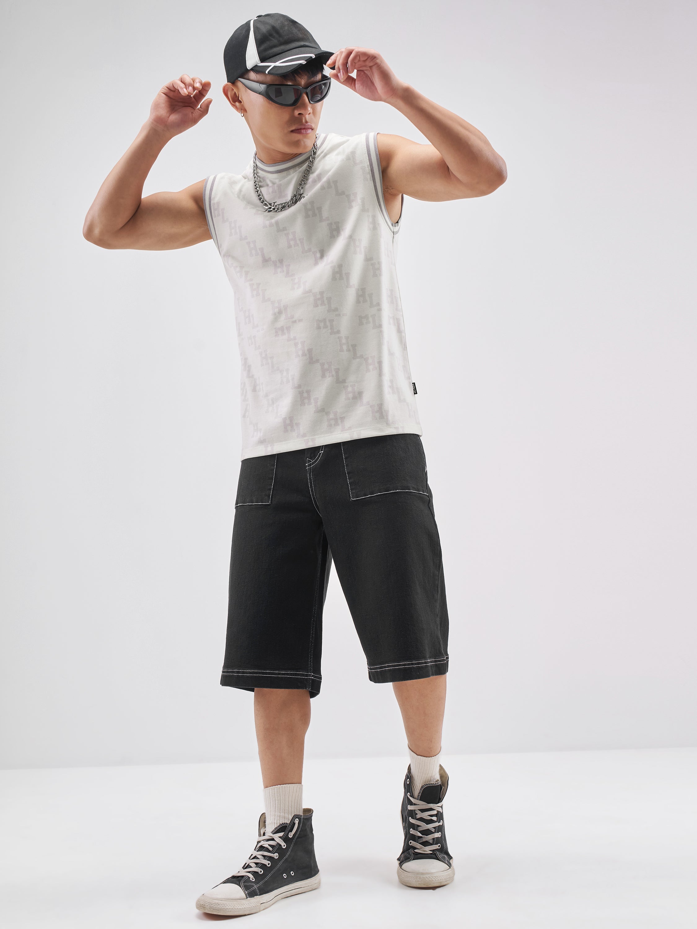 Highlander Men Off White Printed Round Neck T-Shirt - Off White - Image 2