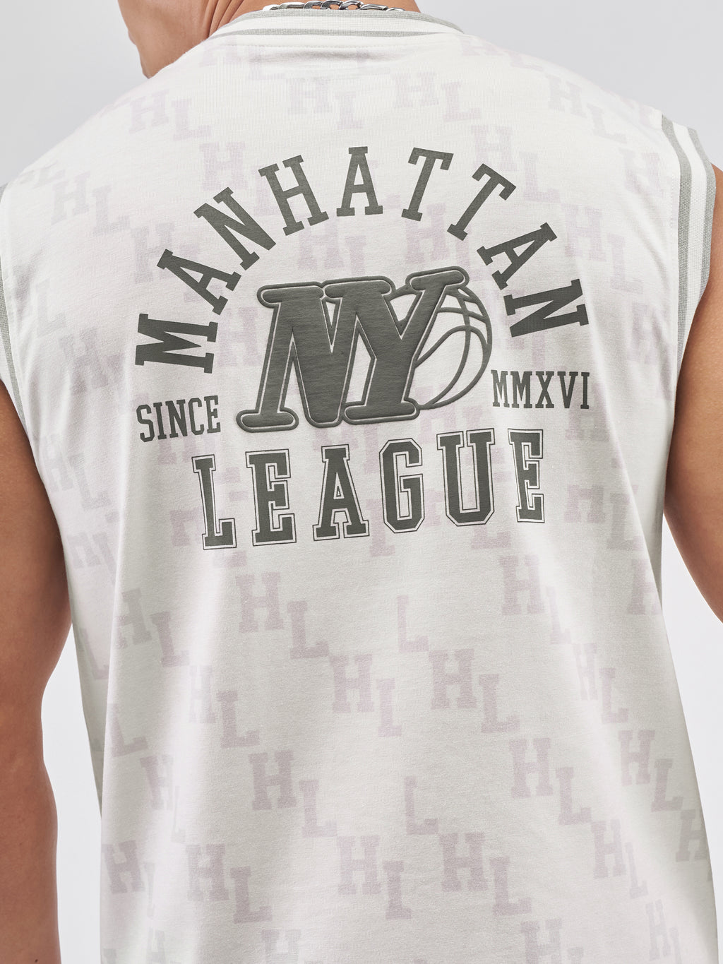 Highlander Men Off White Printed Round Neck T-Shirt - Off White - Image 7
