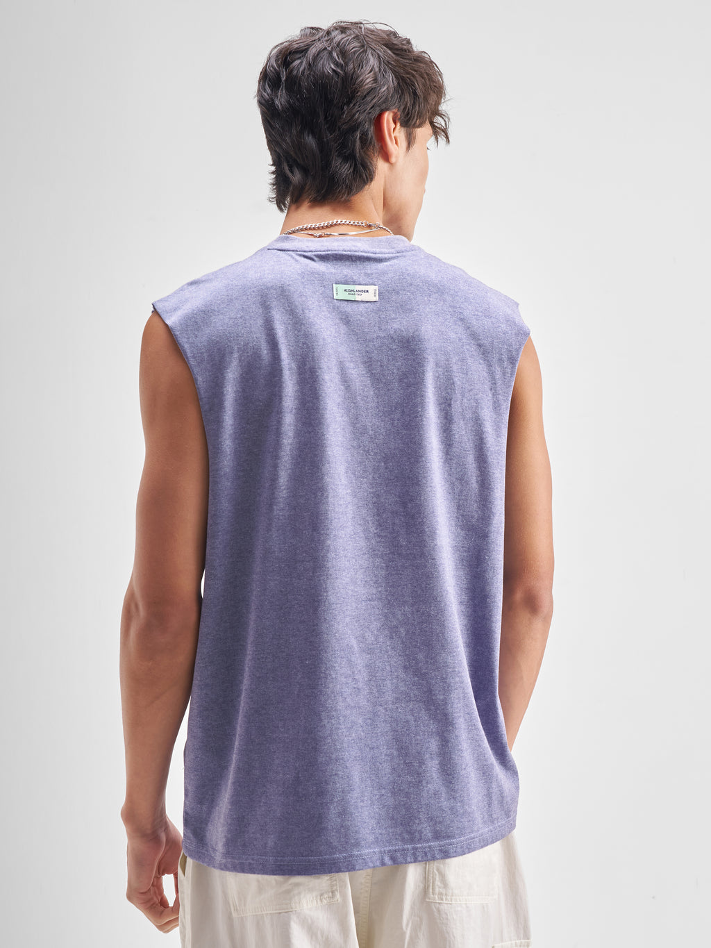 Highlander Men Blue Printed Round Neck T-Shirt - Blue - Image 3